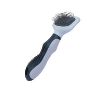 Factory Wholesale Custom Logo Cat Pin Brush Dog Pet Grooming Slicker Brush Hair Remover Brush