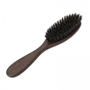 Ebony Wood Pet Dog Cat Hair Remover Brush Eco-friendly Wooden Handle Pig Bristle Pet Cleaning Comb Grooming Brush