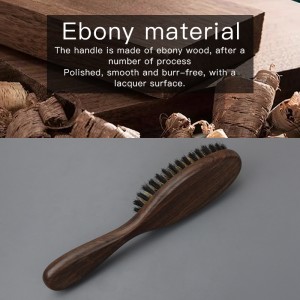 Ebony Wood Dog Hair Removal Comb, Cat Copper Wire Horse Hair Pet Brush