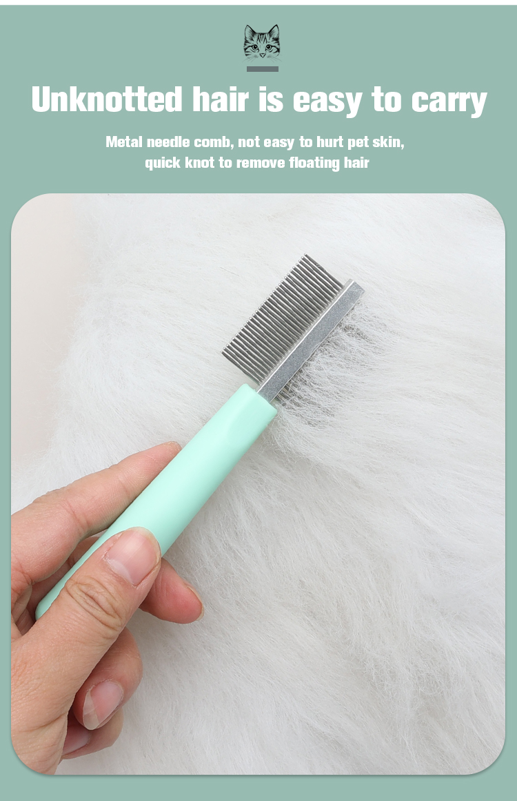 double row needle comb