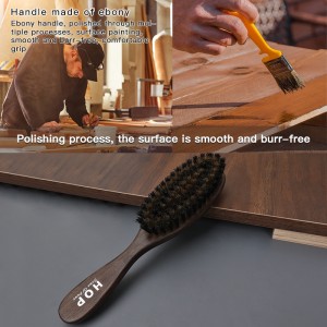 Ebony Wood Dog Hair Removal Comb, Cat Copper Wire Horse Hair Pet Brush