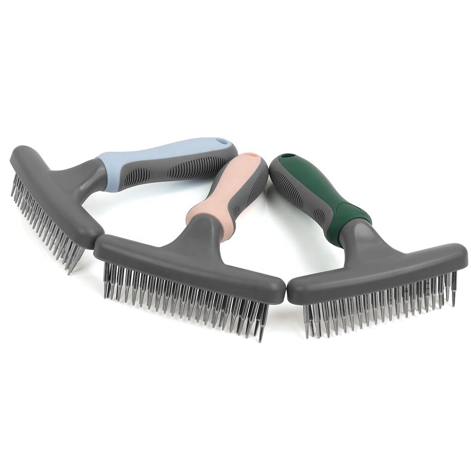 Dog Pet Grooming Rake Brush