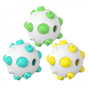 Funny Durable Rubber Pet Dog Toothbrush Chew Ball Toys